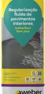 Weberfloor Flow Plus er trefjastyrkt gæða flotefni innandyra, allt að 10 cm. þykkt. Hentar í nýbyggingar og eldra húsnæði til flotunar og viðhald